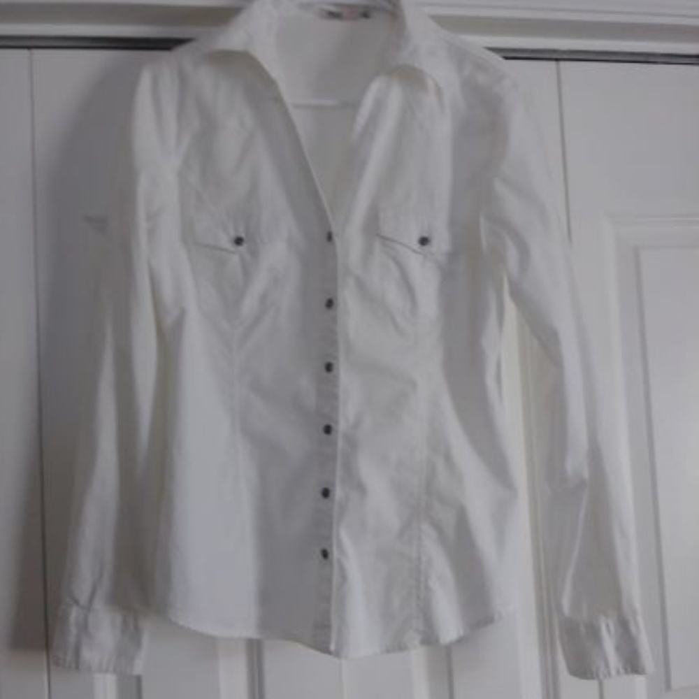 Silver Jeans White Button Down
